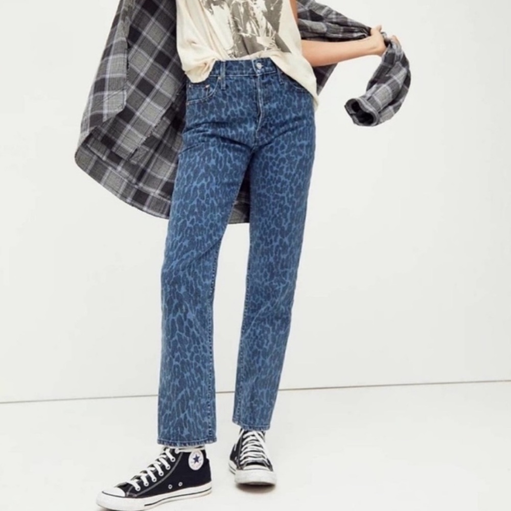 NWT Mother tomcat ankle jeans - leopard